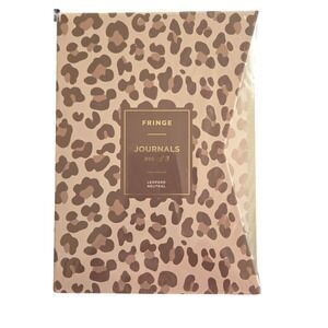 Fringe Studio Journals Set of 3 Unisex OS Neutral Leopard New Lined Notebooks